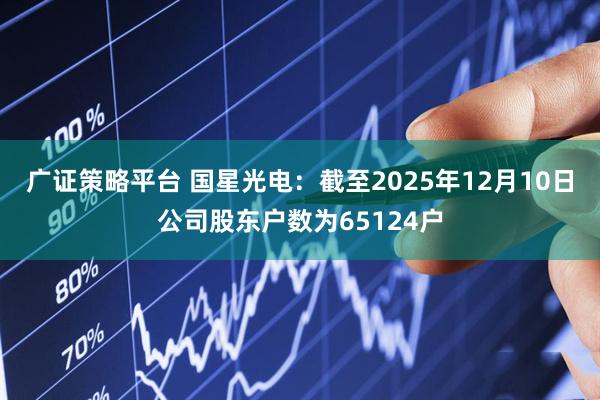 广证策略平台 国星光电：截至2025年12月10日公司股东户数为65124户